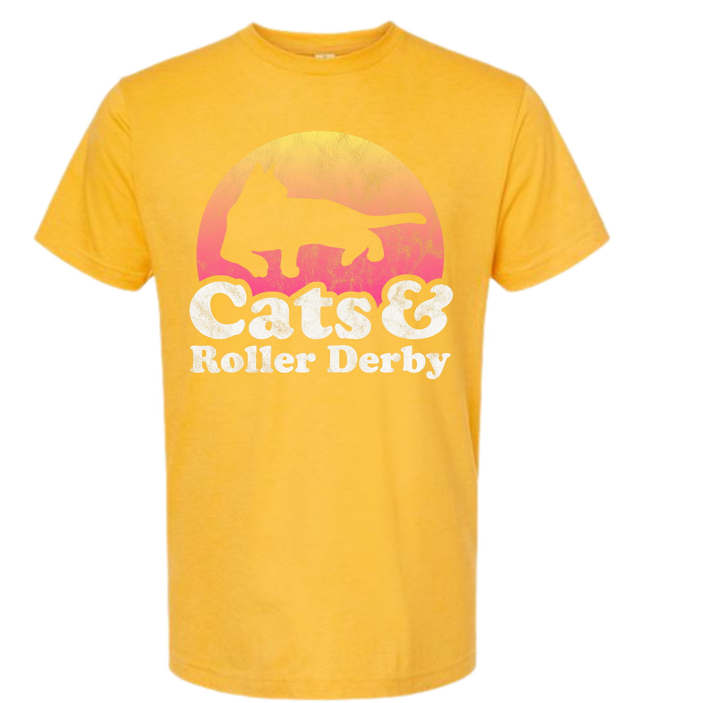 Cats & Roller Derby Unisex Tee – Fierce, Funny, and Totally You