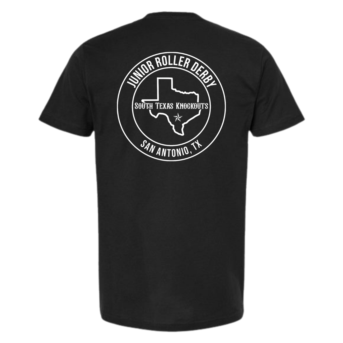 South Texas Knockouts Circle Logo Tee – White Print