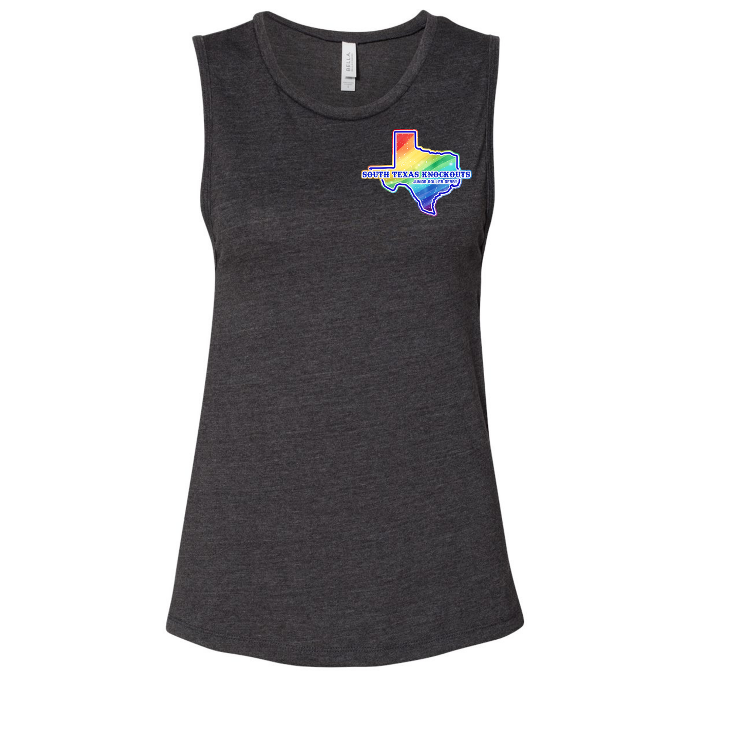 South Texas Knockouts Pride Logo Women’s Muscle Tank