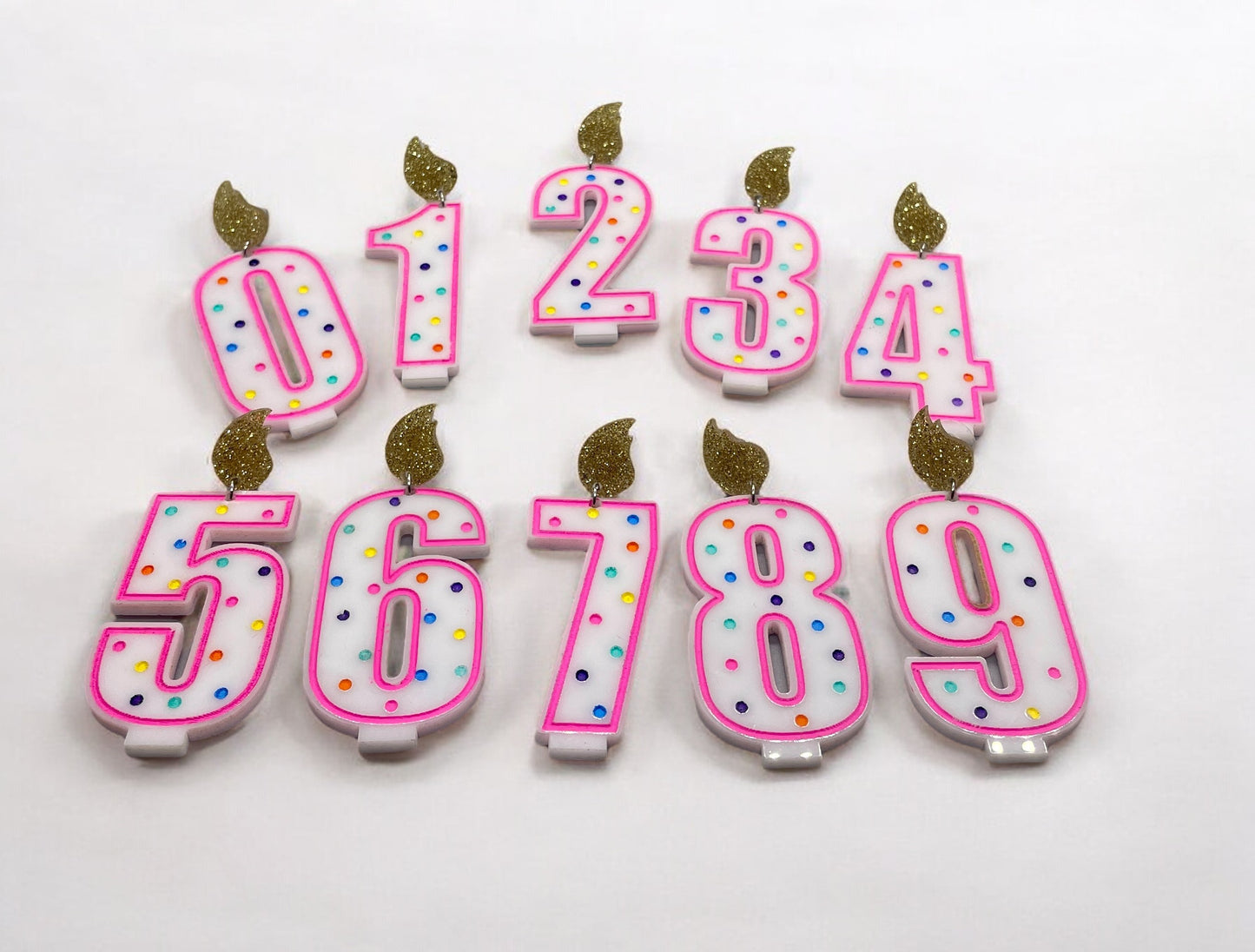 Birthday Candle Earrings