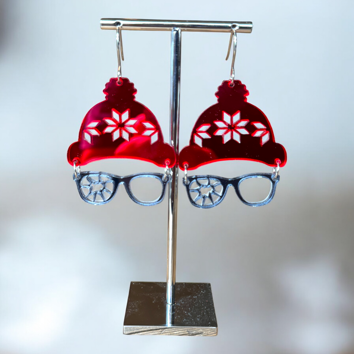 You'll Shoot Your Eye Out Earrings – Mirror Acrylic