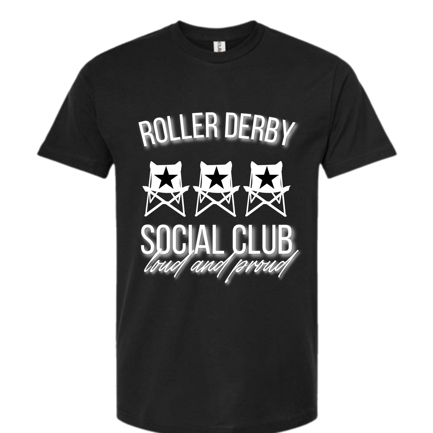 Roller Derby Social Club Tee – Bold Design, Classic Fit