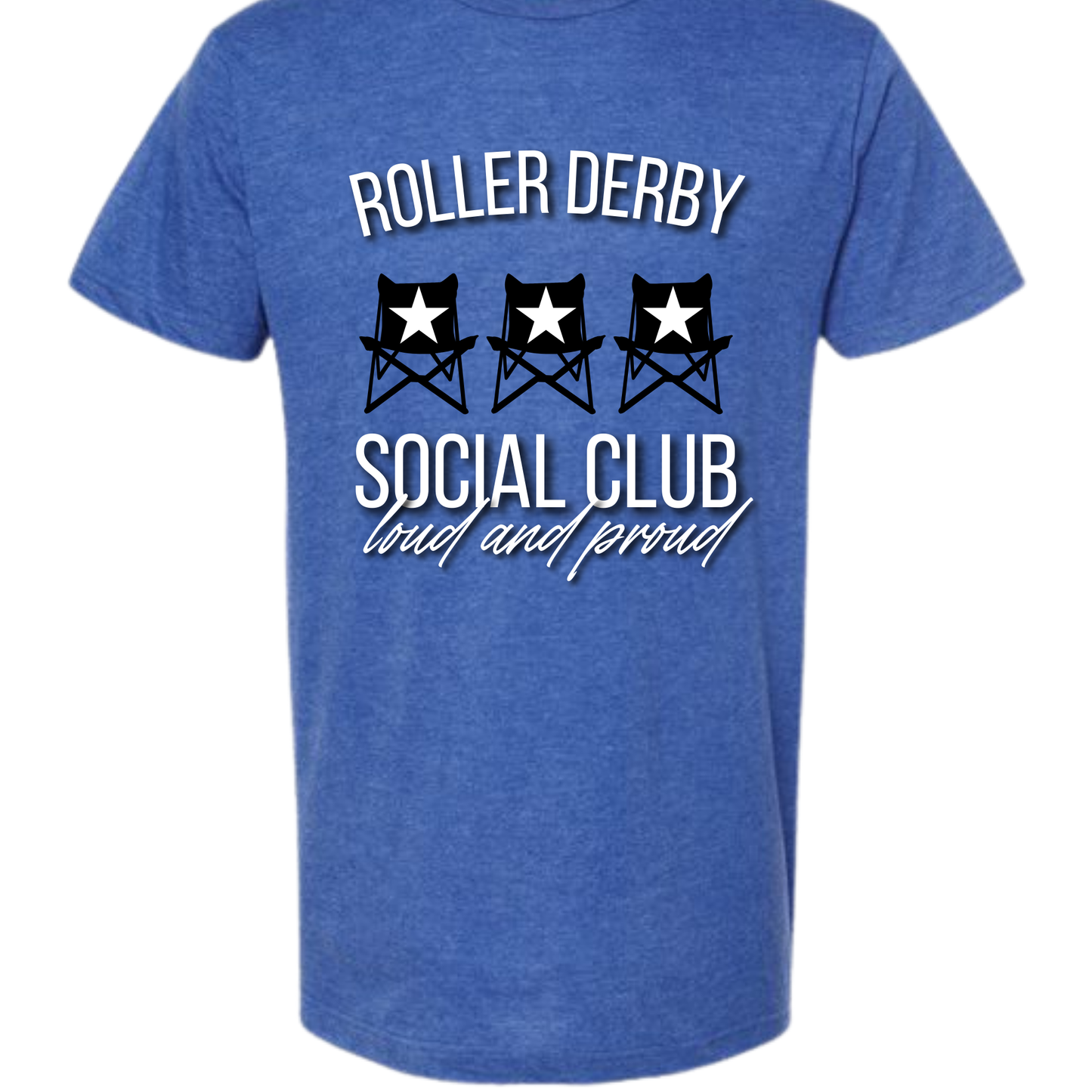 Roller Derby Social Club Tee – Bold Design, Classic Fit