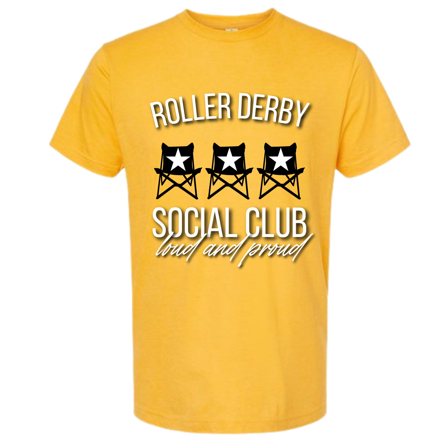 Roller Derby Social Club Tee – Bold Design, Classic Fit