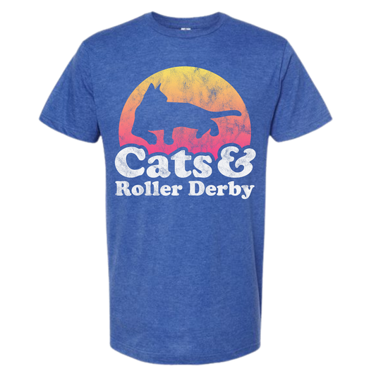 Cats & Roller Derby Unisex Tee – Fierce, Funny, and Totally You