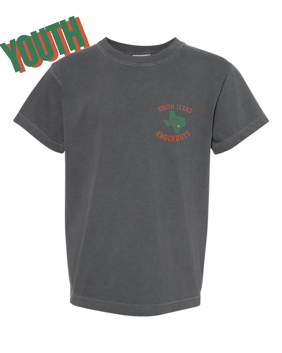 South Texas Knockouts Holiday 2025 Youth Short Sleeve Tee