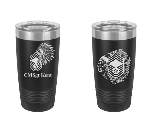 Personalized Military Rank Polar Camel 20oz Tumbler