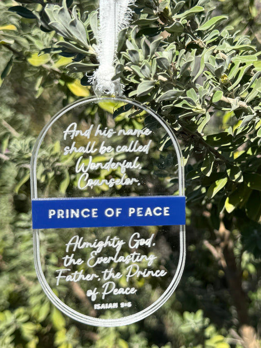 King of Peace – Christian Acrylic Ornament
