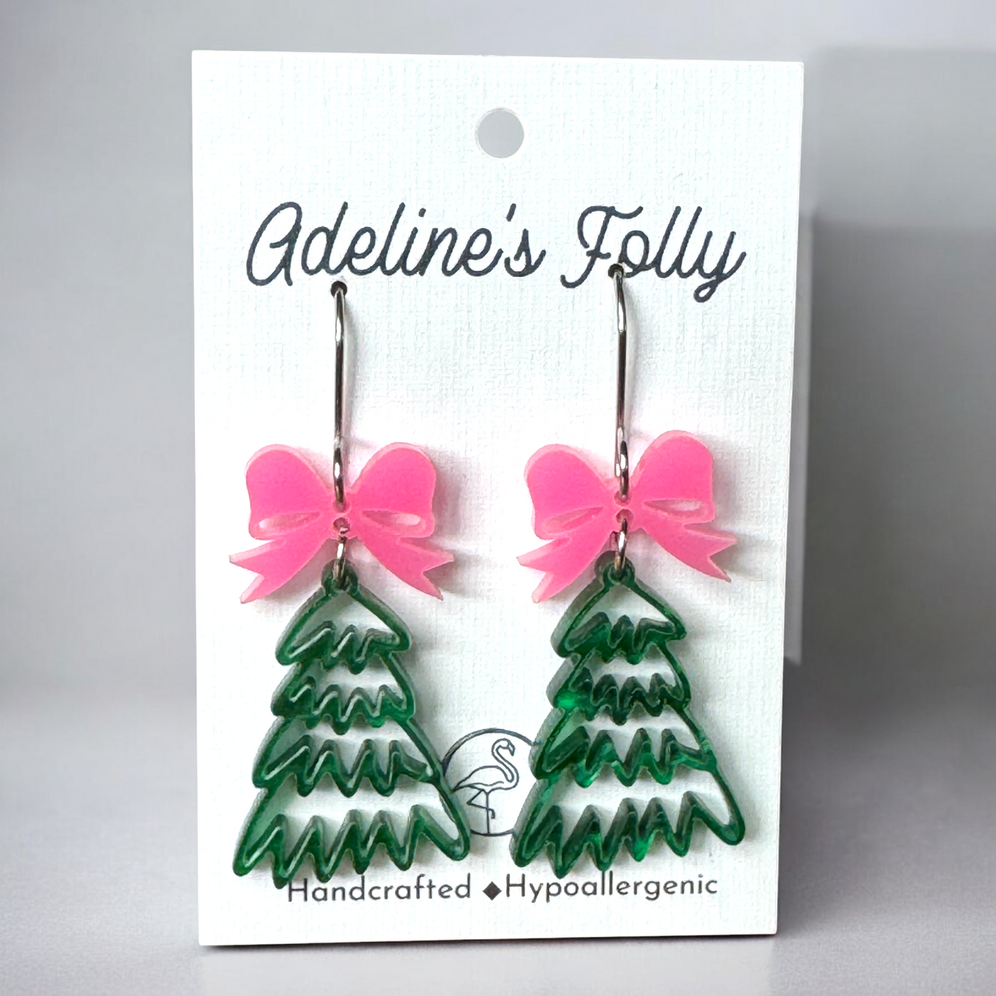 Doodle Tree Earrings – Luxe Green