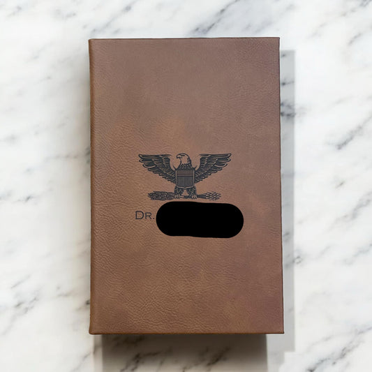 Personalized Leatherette Journal – Military Promotion Gift