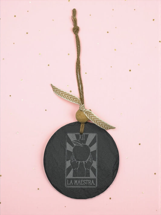 La Maestra – Lotería Inspired Teacher Ornament