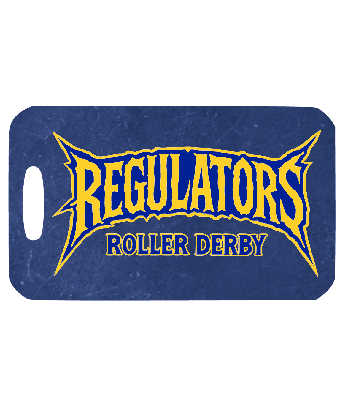 Custom 2-Sided Regulators Aluminum Bag Tag