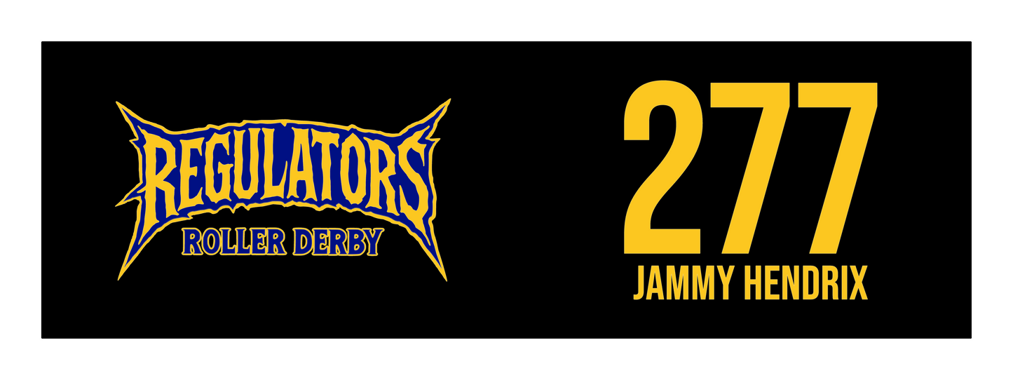 Custom Roller Derby Arm Bands – WFTDA Compliant – Regulators Edition