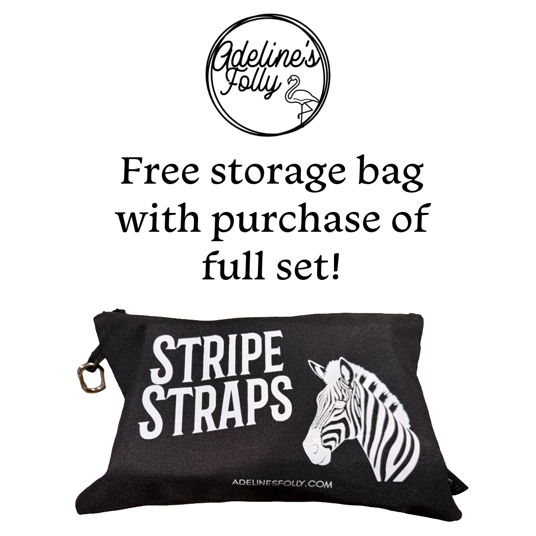 Stripe Straps - Wrist Bands for Roller Derby Jam Ref & Scorekeeper