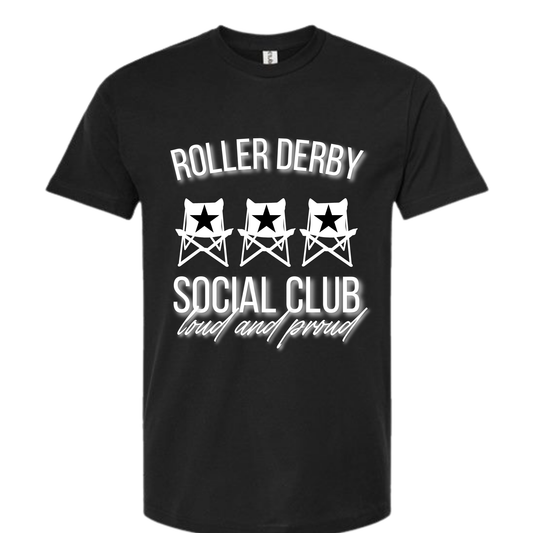 Roller Derby Social Club Tee – Bold Design, Classic Fit
