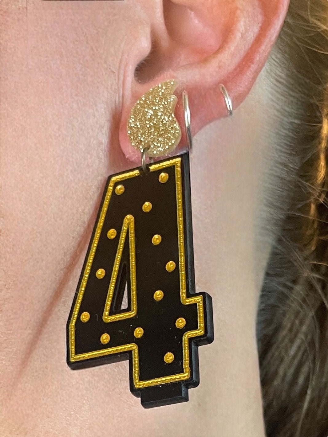 Milestone Birthday Candle Earrings