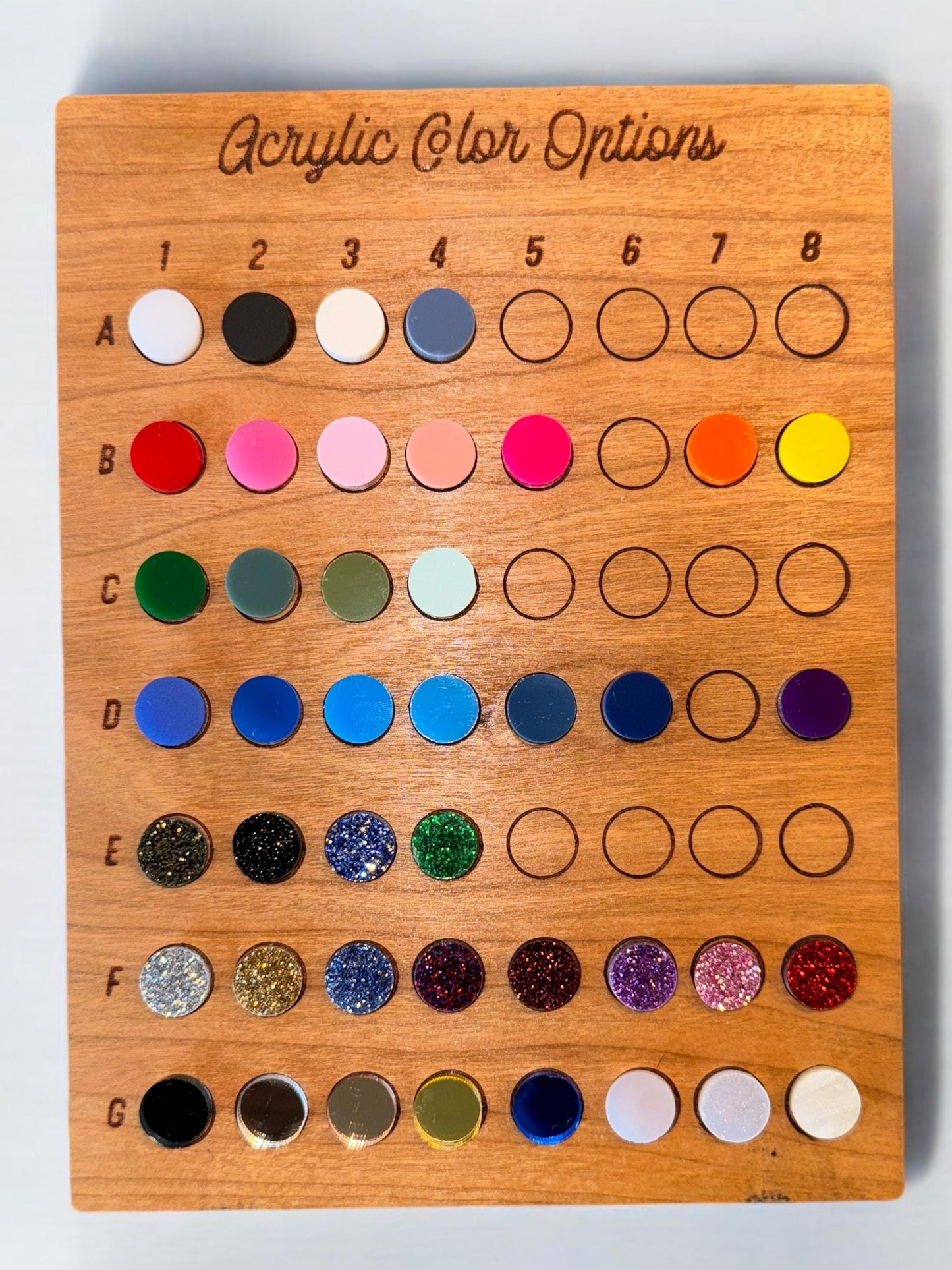 Personalized Maple & Acrylic Bow Ornament – First + Middle Name, Year Included