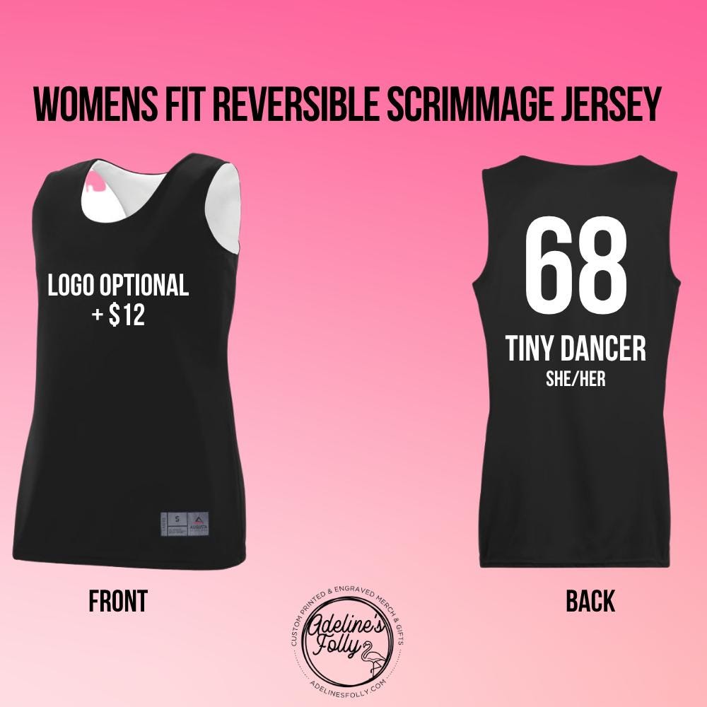 Custom Reversible Scrimmage Jerseys – Womens Fit - Roller Derby, Basketball, Soccer, Lacrosse, Hockey, Volleyball