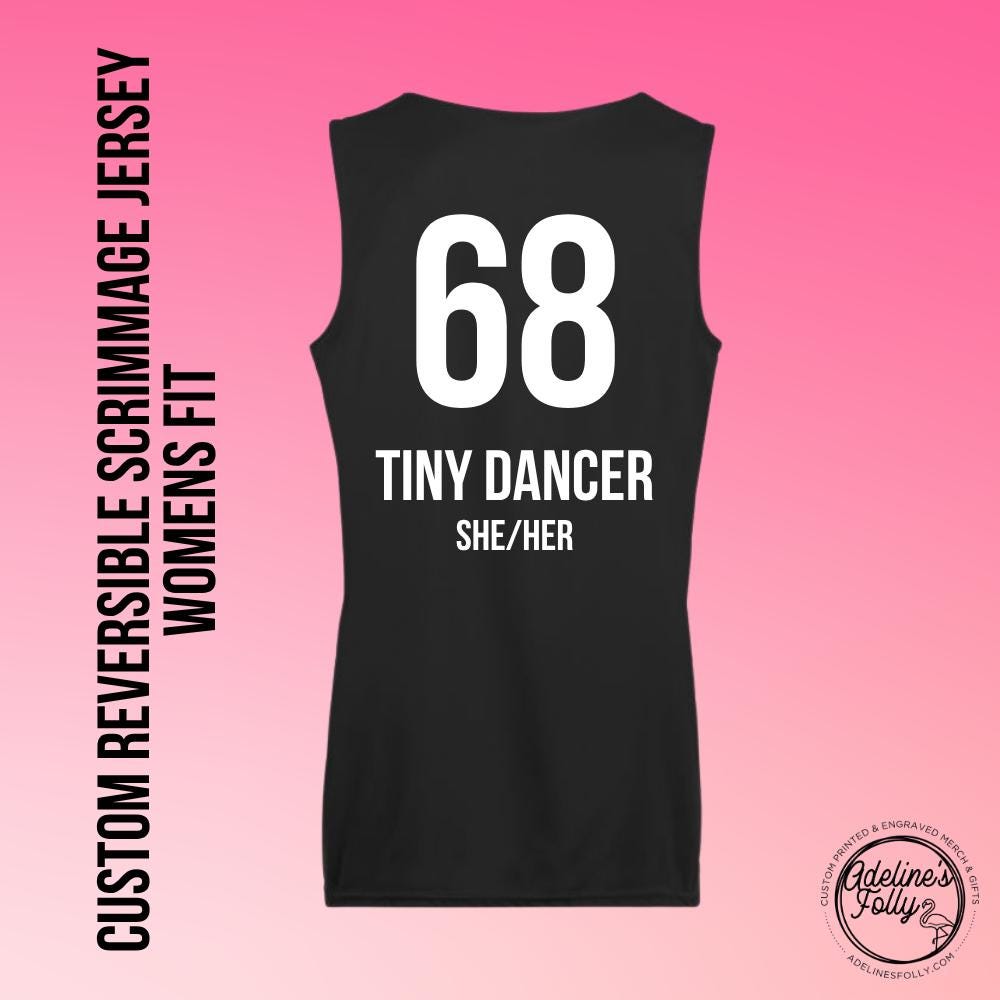 Custom Reversible Scrimmage Jerseys – Womens Fit - Roller Derby, Basketball, Soccer, Lacrosse, Hockey, Volleyball
