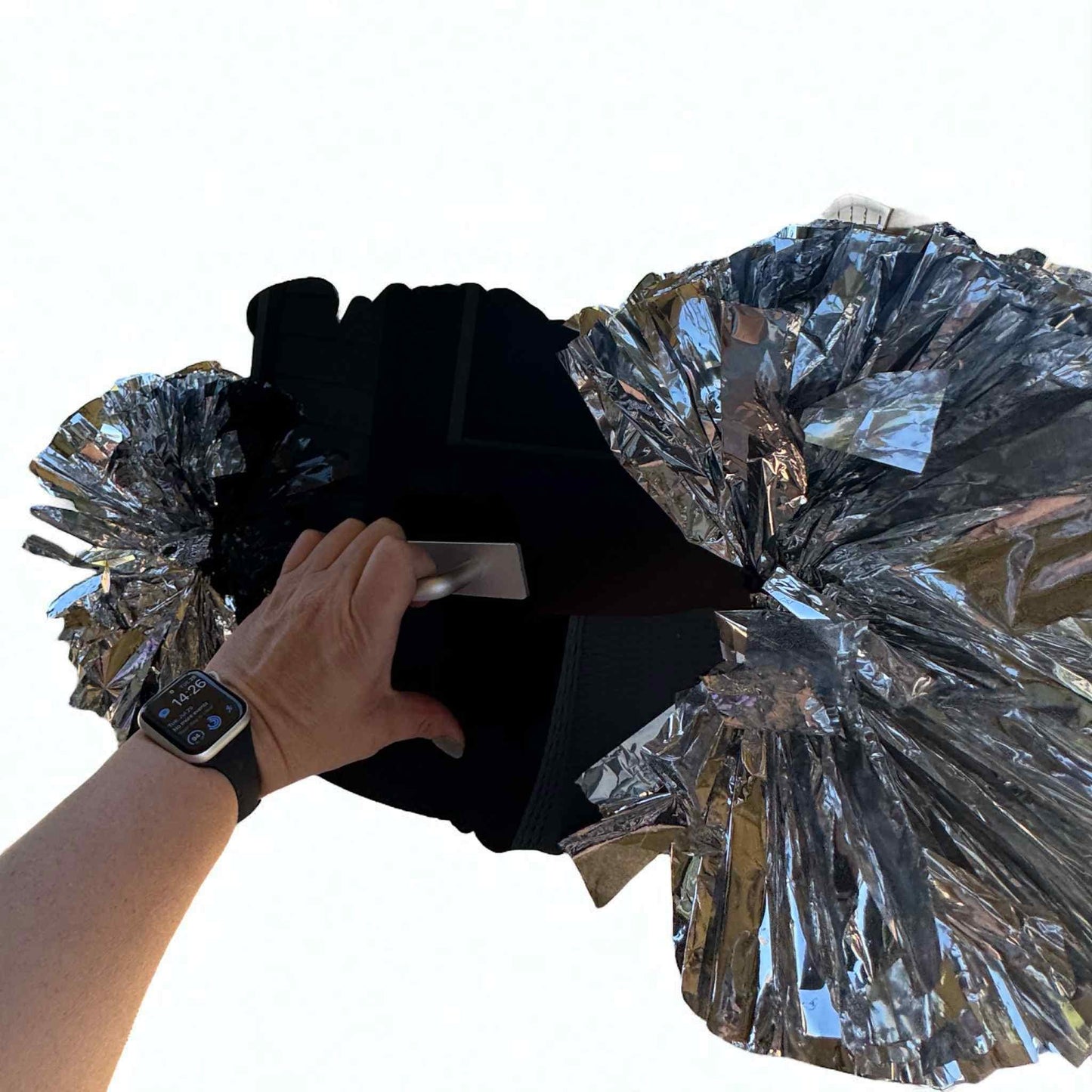 Custom Acrylic Megaphone Cheer Sign: Personalized Team Colors, School Spirit