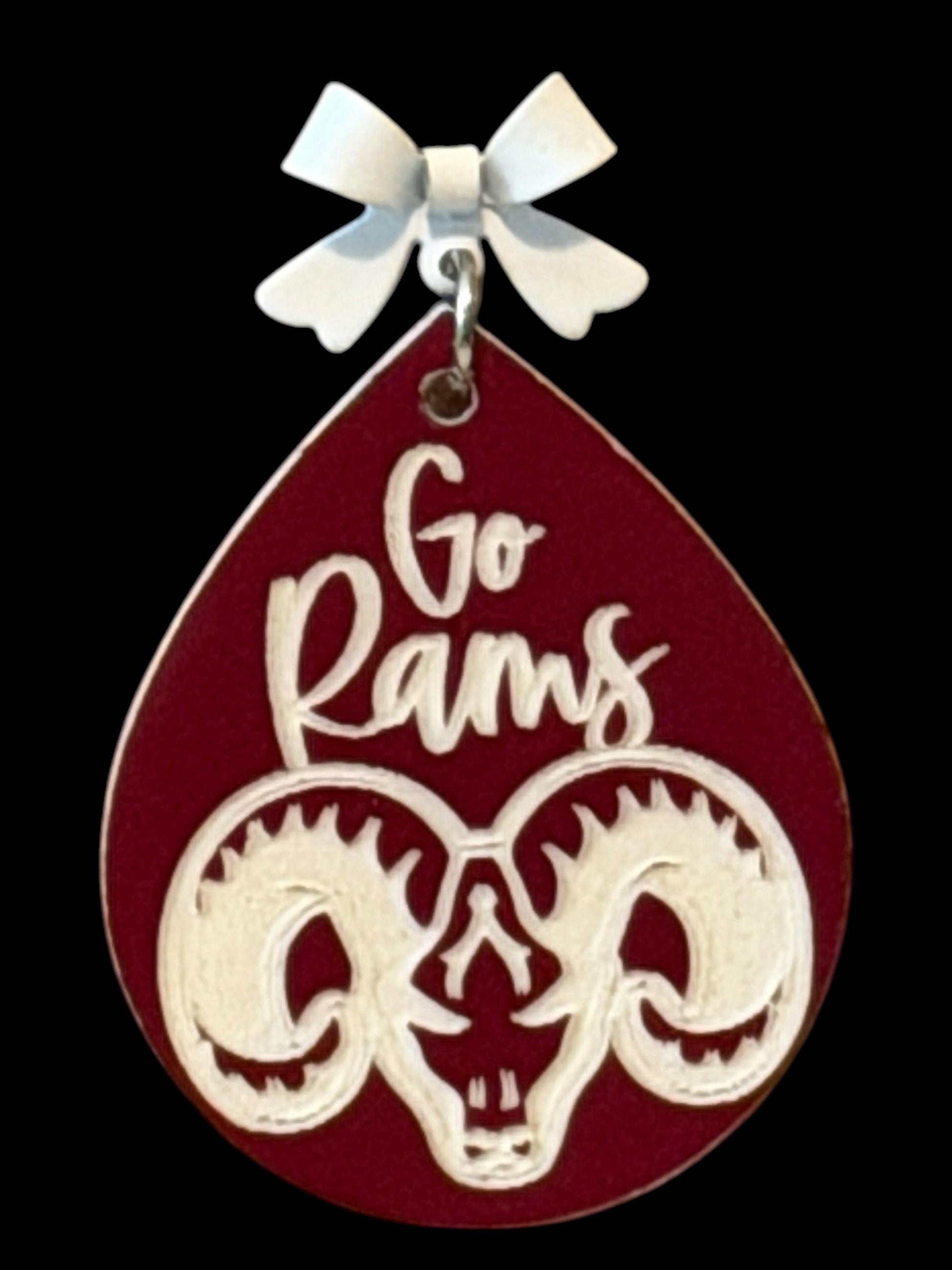 Custom School Logo Earrings | Lightweight Acrylic Team Spirit Jewelry