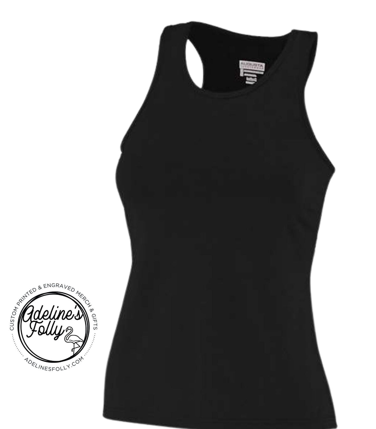Personalized Women's Racerback Athletic Tank | Augusta Sportswear | Custom Name & Number