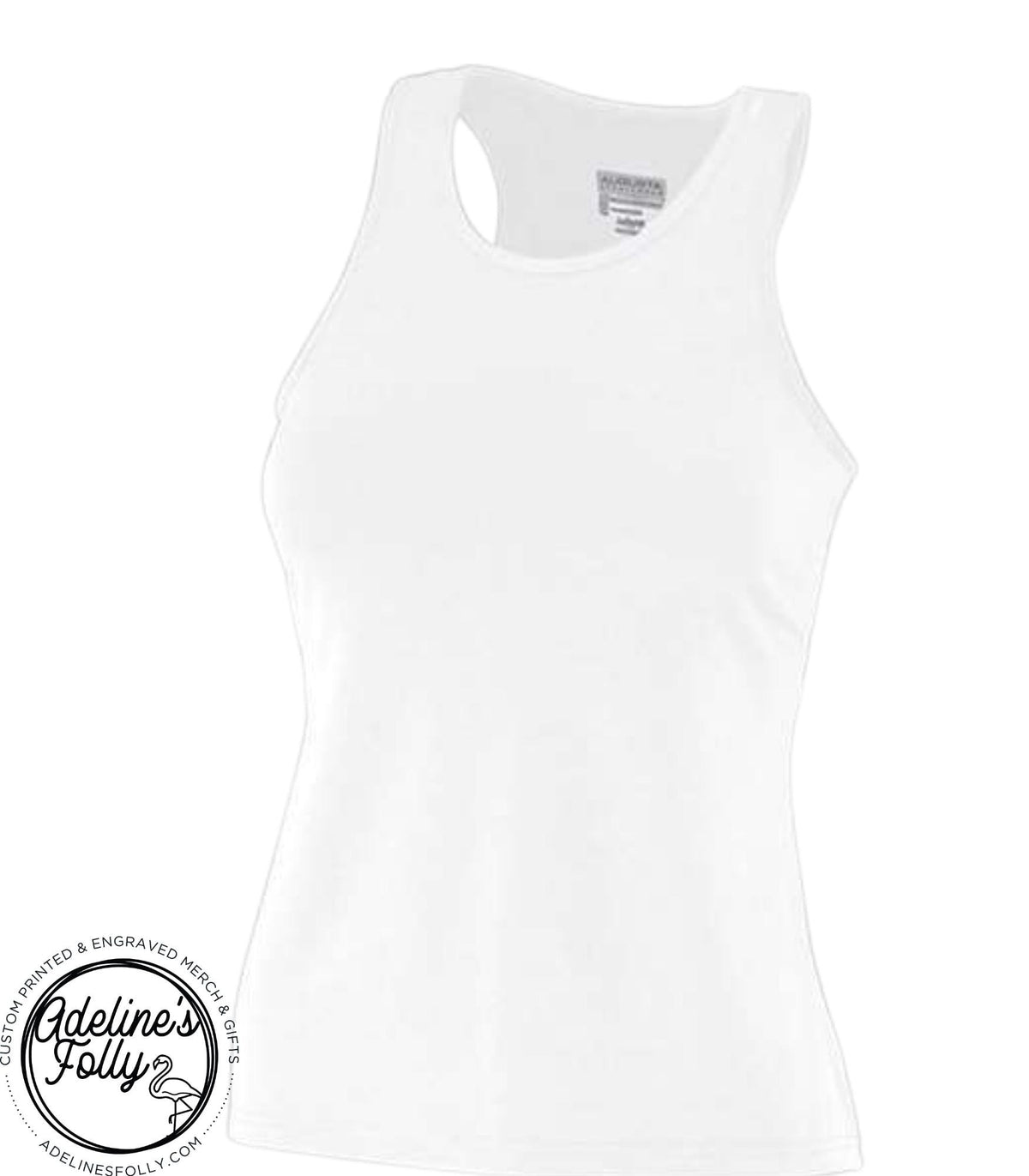 Personalized Women's Racerback Athletic Tank | Augusta Sportswear | Custom Name & Number